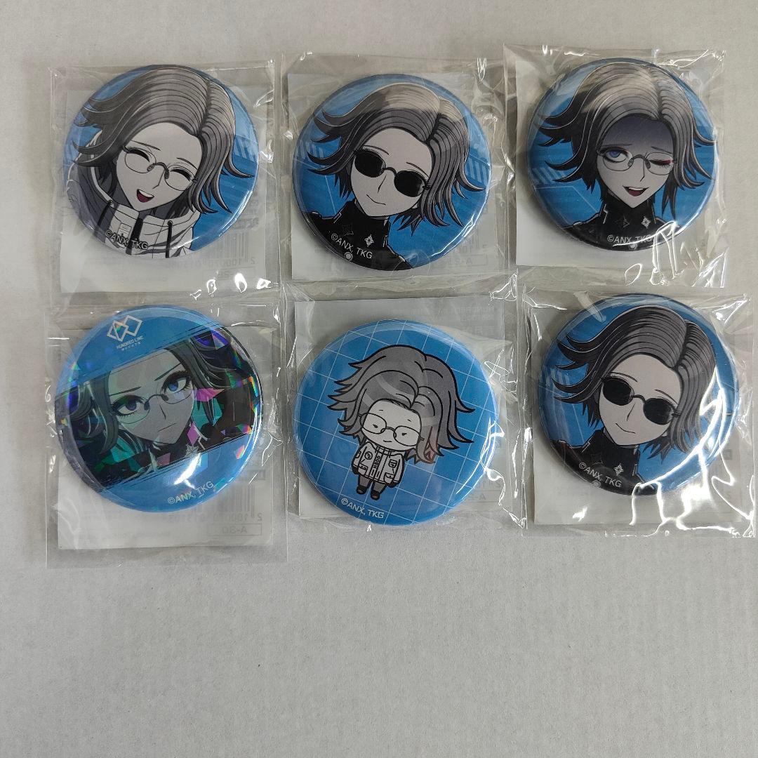 HUNDRED LINE コトブキヤ くじ 缶バッジ 蒼月 6個セット