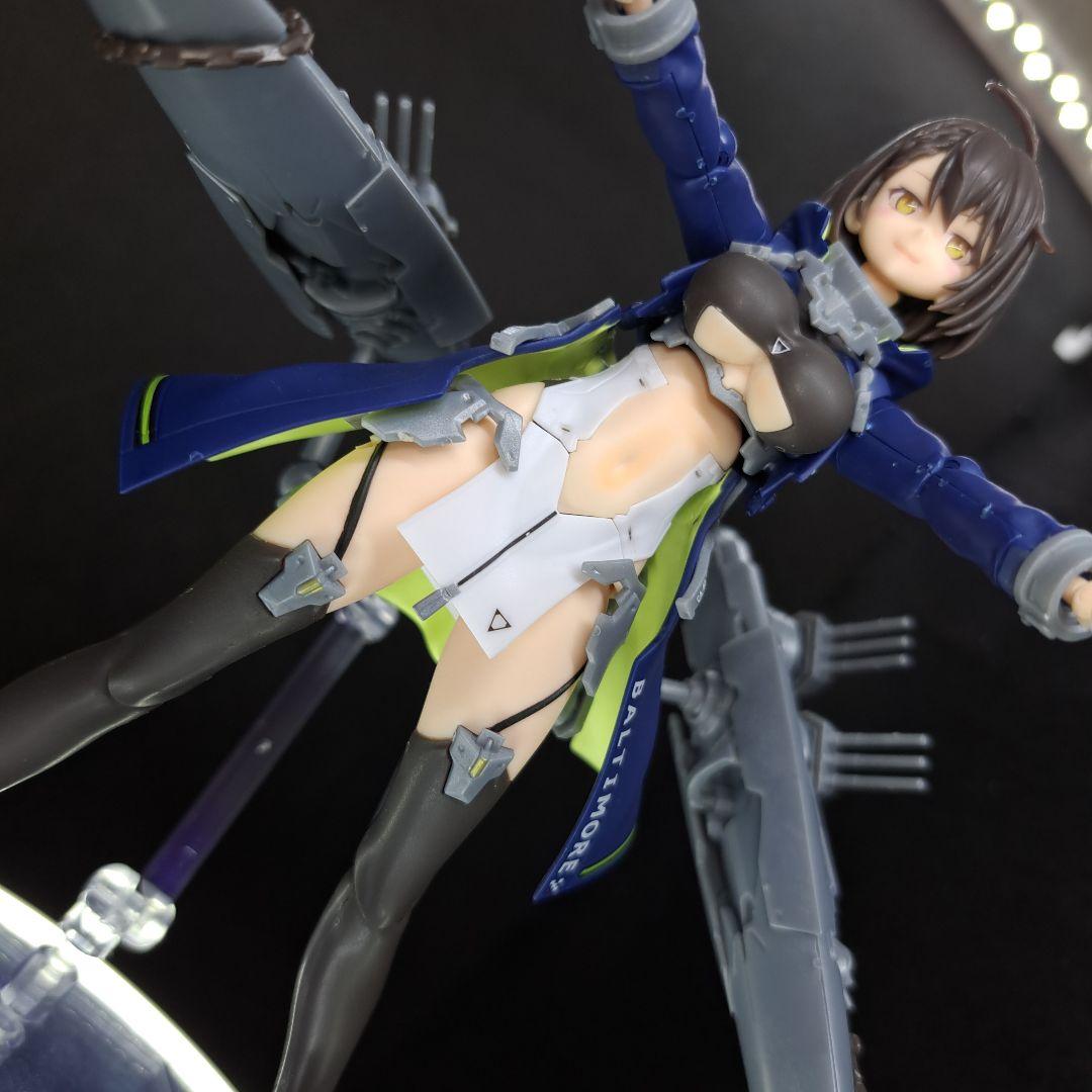 完成品　PLAMATEA ボルチモア プラモデル　アズールレーン