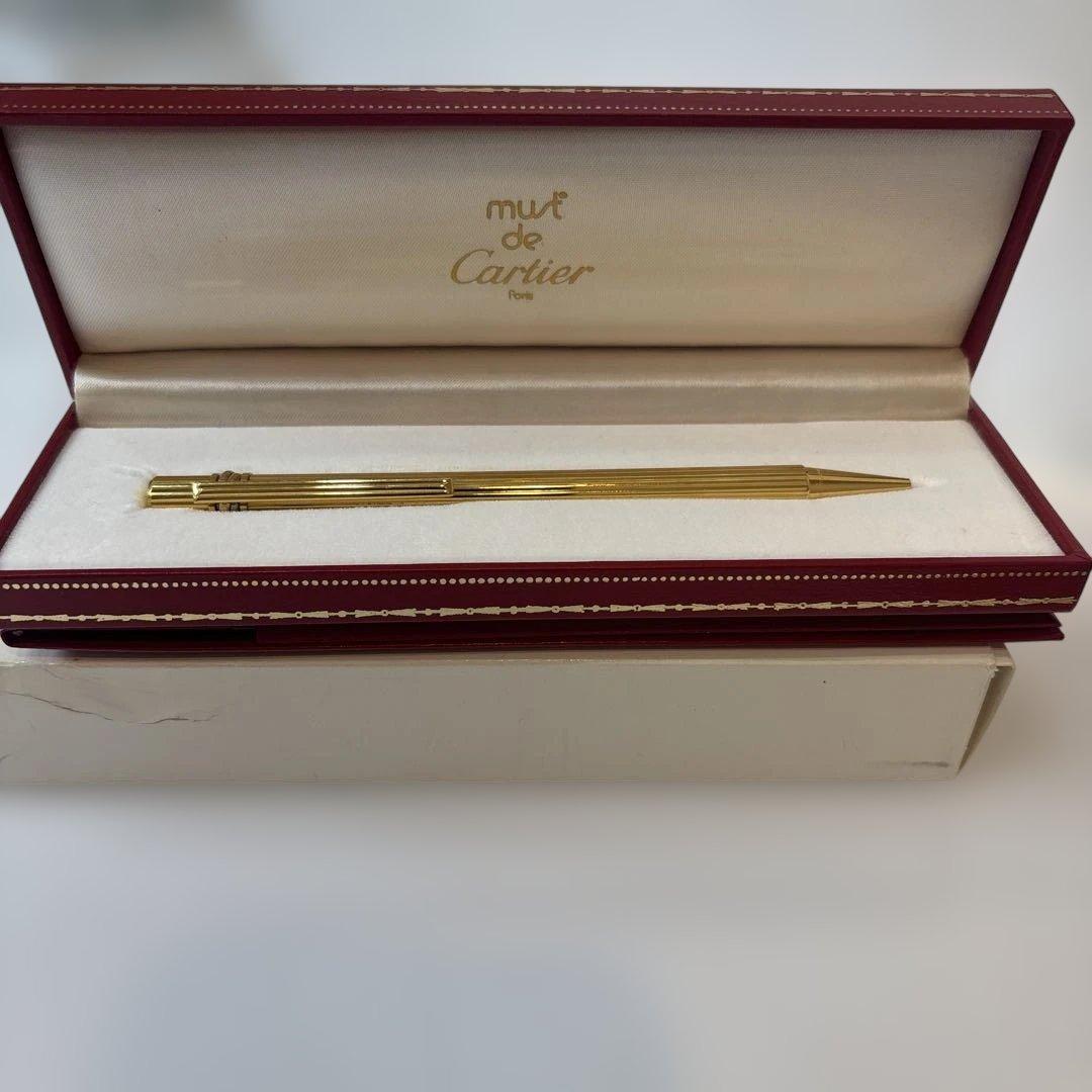 匿名発送　Cartier カルティエ トリニティ ツイスト式ボールペン ゴールド