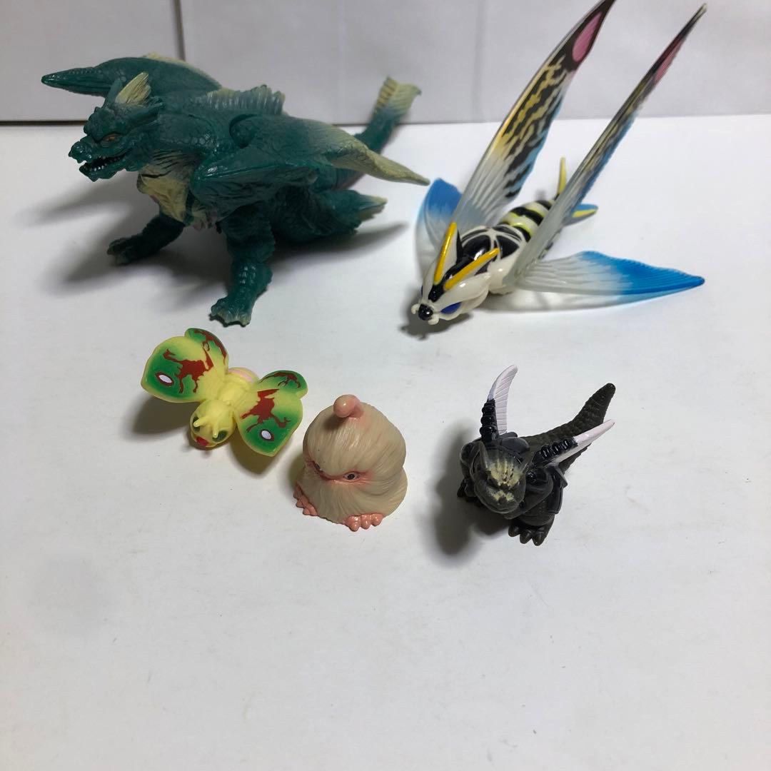 モスラ2 海底の大決戦セット アクアモスラ　ダガーラ　絶版ソフビ　ゴジラ　東宝