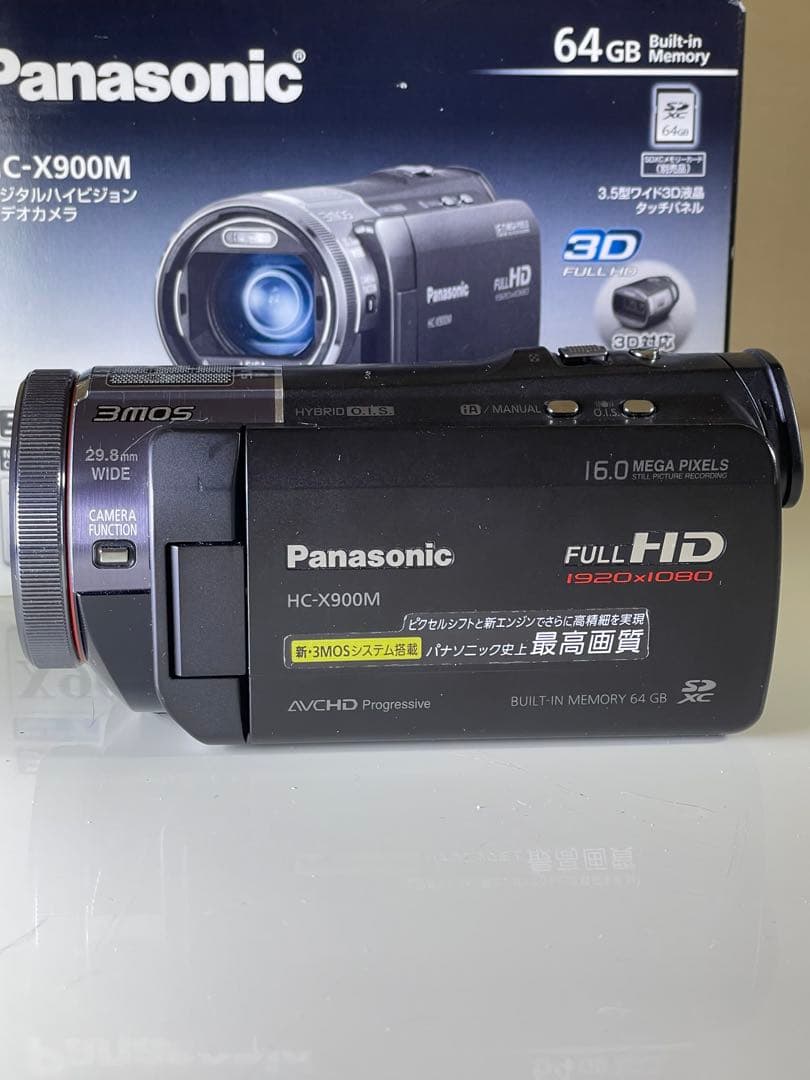 【ジャンク品】完動品Panasonic HC-X900M ビデオカメラ 64GB