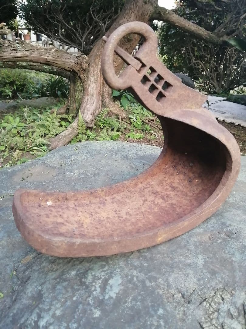 骨董品 江戸時代 馬具 あぶみ 鐙