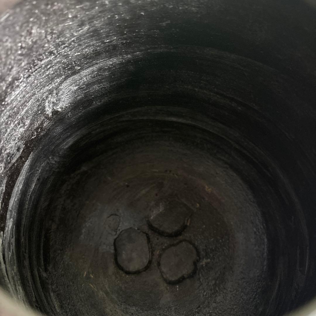 増山謦鉄作 茶釜 鵬雲斎好 遠山窯 釜かん付 茶道具 共箱