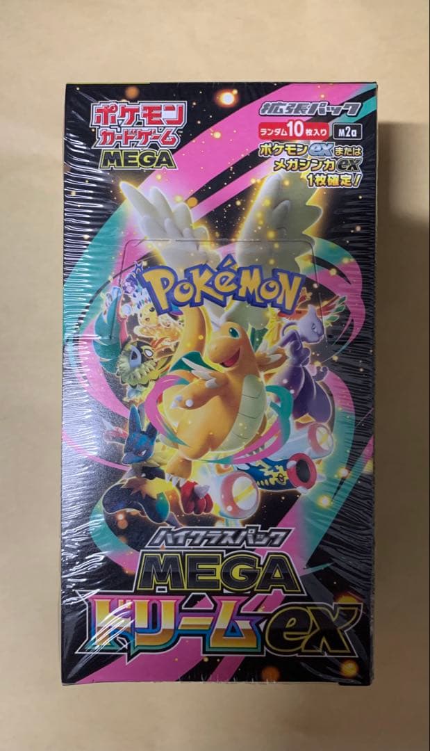 ポケモンカードゲーム MEGA ドリームex 10パック入り