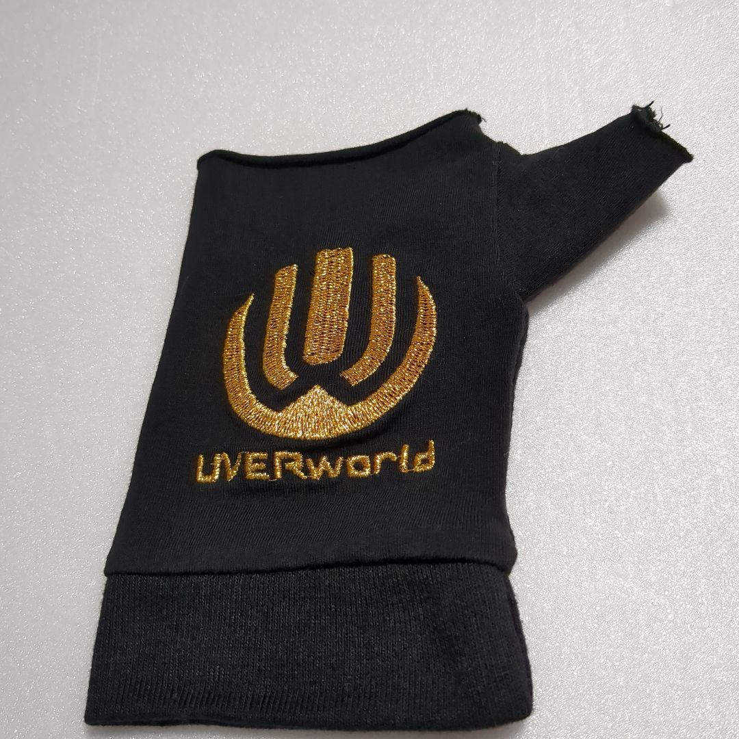 UVERworld 指なしグローブ ブラック　初代ゴールド　復活ver.
