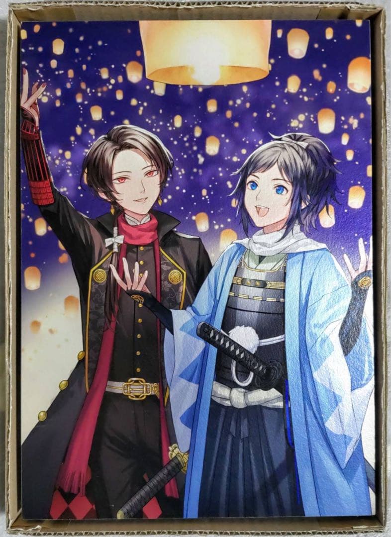 刀剣乱舞 灯結び展 描きおろしイラスト 大和守安定 加州清光 複製原画 受注限定