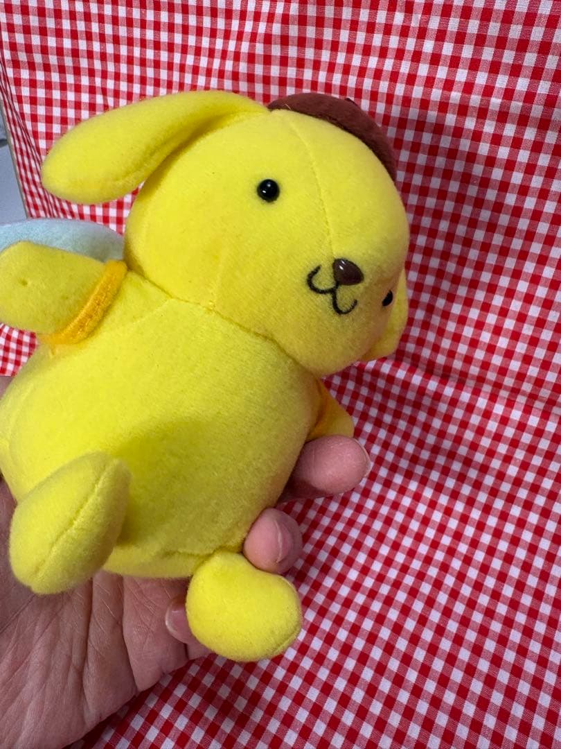 ポムポムプリン エンジェル 天使 ぬいぐるみ 平成初期