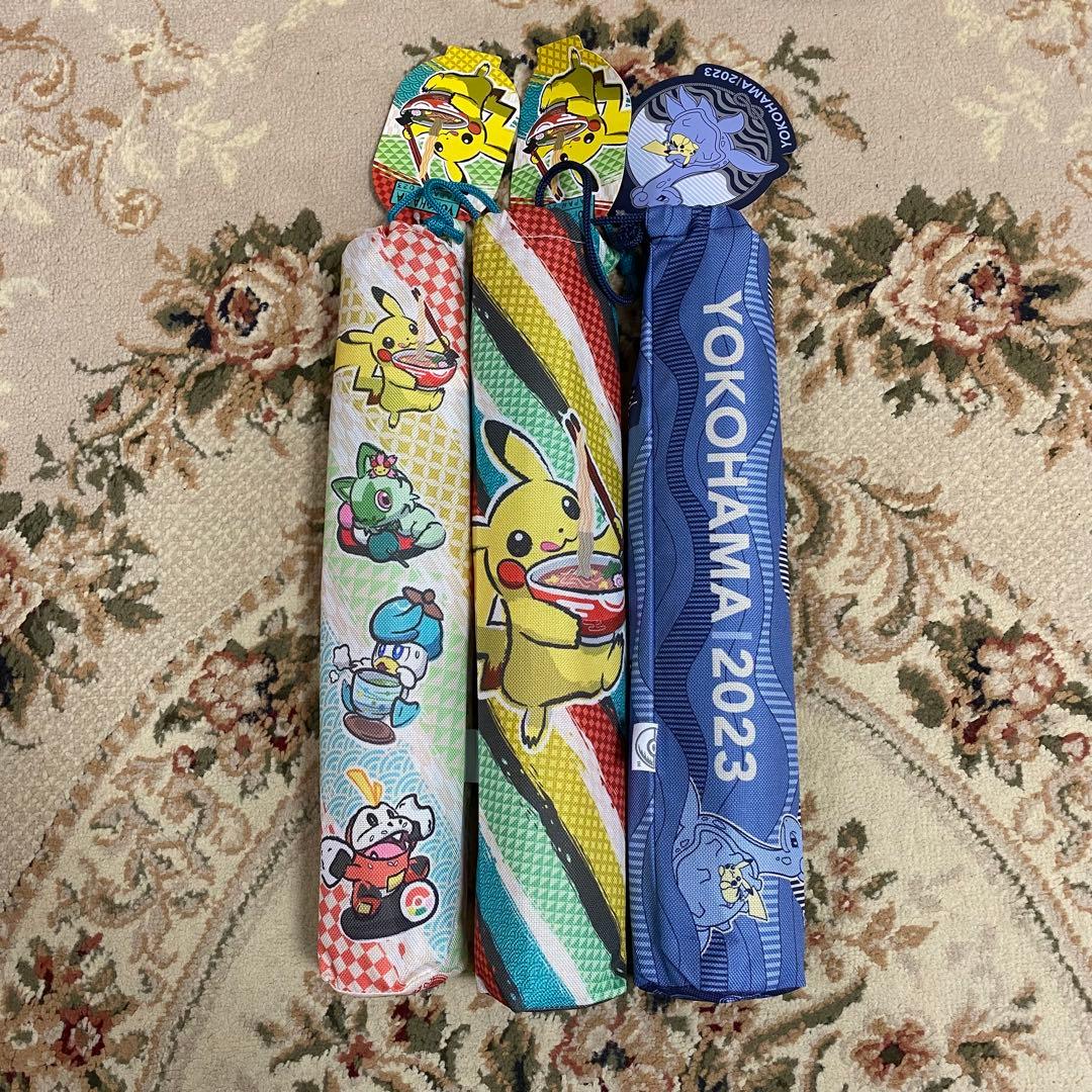 ポケモンカードWCS2023横浜　限定サプライプレイマットピカチュウ　3点セット