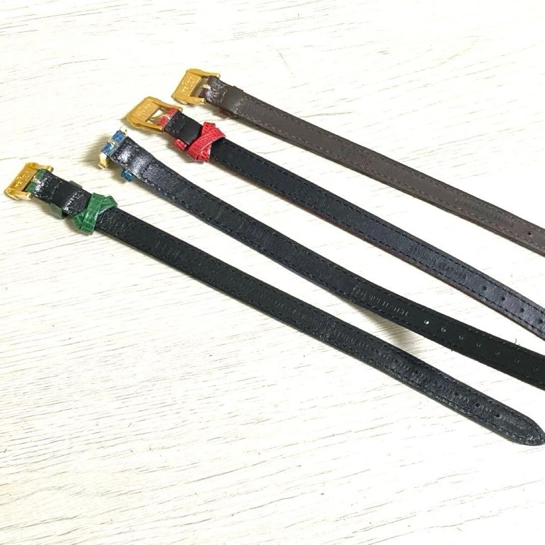 【美品SALE】フェンディ FENDI 640L チェンジベルト4色 時計なし