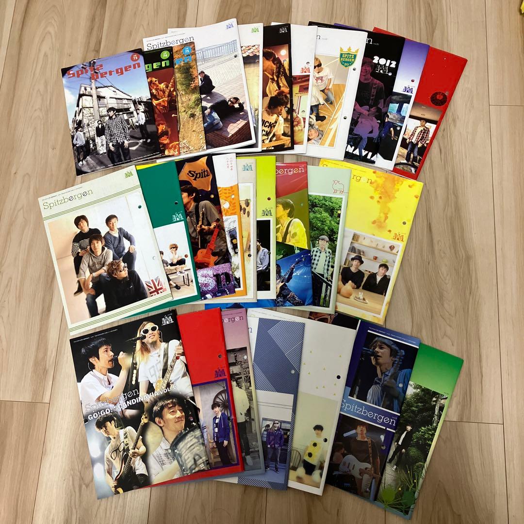 スピッツ　ファンクラブ会報　vol73-99 27冊　Spitzbergen