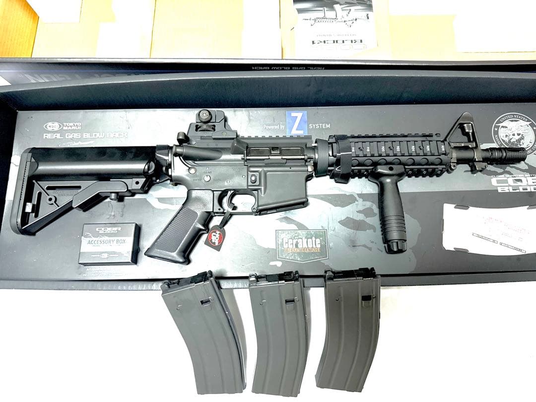 ゆ*う様 東京マルイ CQBR BLOCK1 マガジン3本セット ガスブロ　MW