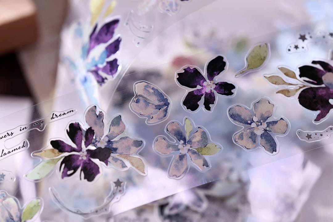 ⭐️SALE⭐️小白家文創《梦》海外マスキングテープ マステ 【2749】