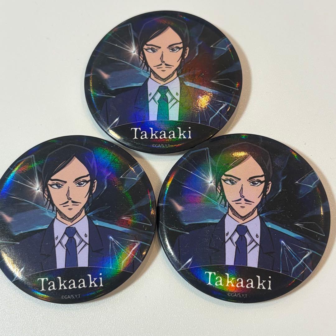 名探偵コナン 隻眼の残像 韓国 限定 ホログラム 缶バッジ 諸伏高明 3個