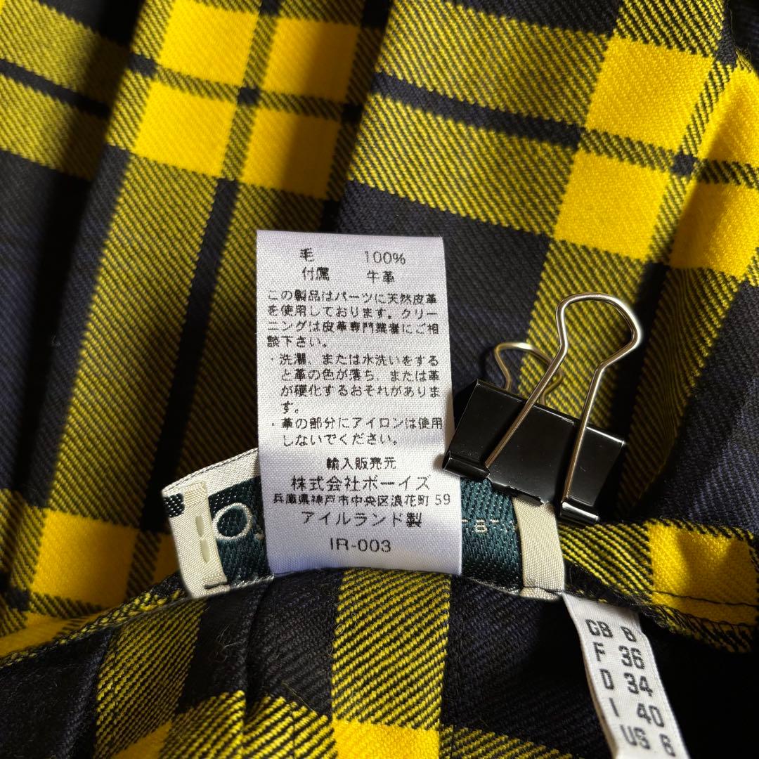 O'NEIL of DUBLIN ウーステッドウールキルトスカート　サイズGB8