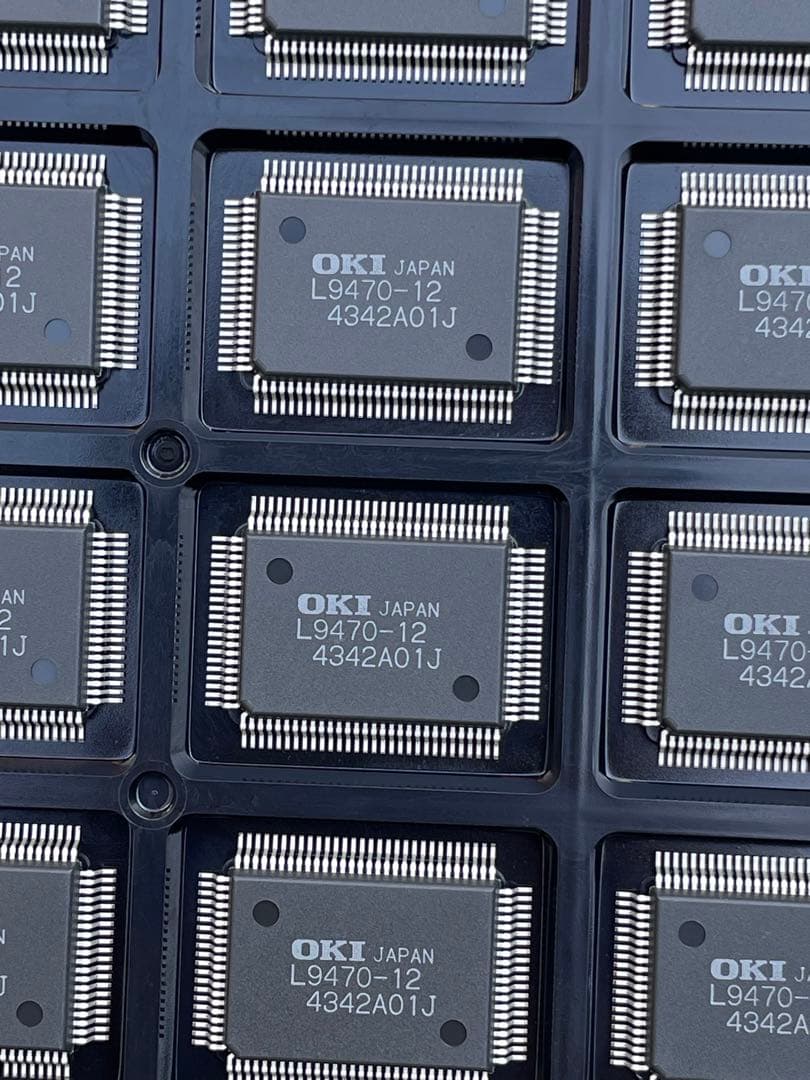 K47。電子部品IC OKI L9470-12(435個)。新品同様。未使用.