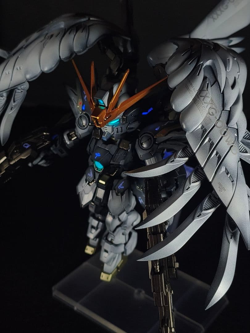MGSD ウイングガンダムゼロ EW スノーホワイトプレリュード 全塗装完成品