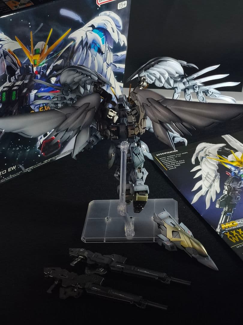 MGSD ウイングガンダムゼロ EW スノーホワイトプレリュード 全塗装完成品