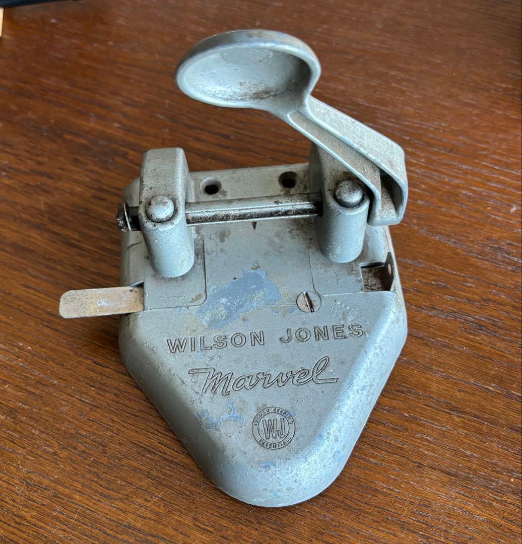 USA 1950〜60年代?　MARVEL 穴あけパンチ　インダストリアル