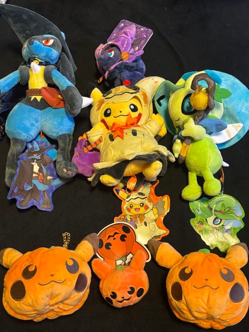 ポケモンセンター ピカチュウ　ルカリオ　ゾロアセレビィ ぬいぐるみ ハロウィン