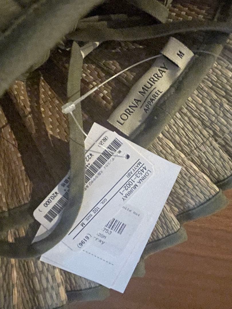 Lorna Murray オリーブグリーン 麦わら帽子 Mサイズ キッズ　正規品