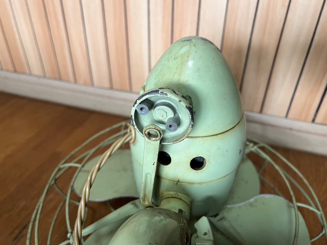 卓上レトロ扇風機　　日立 M-6032　通電確認済み