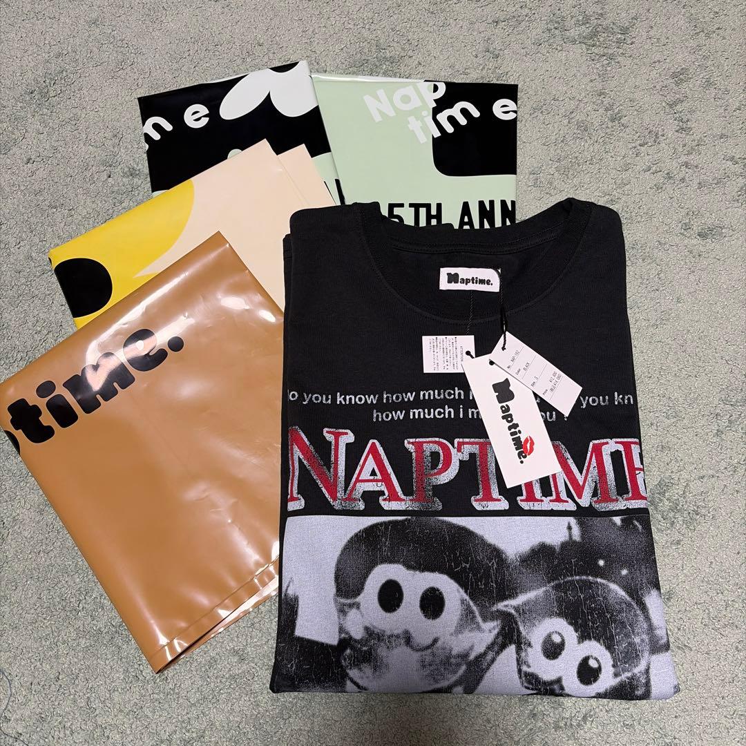 Naptime. フェイクレイヤードLONG T-SHIRTS- +ショッパー