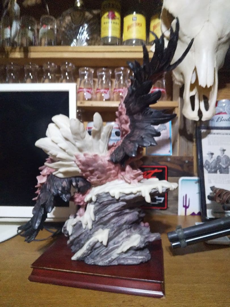白頭鷲アメリカンイーグル置物 ウエスタン、アメリカン雑貨ハーレー好きな方
