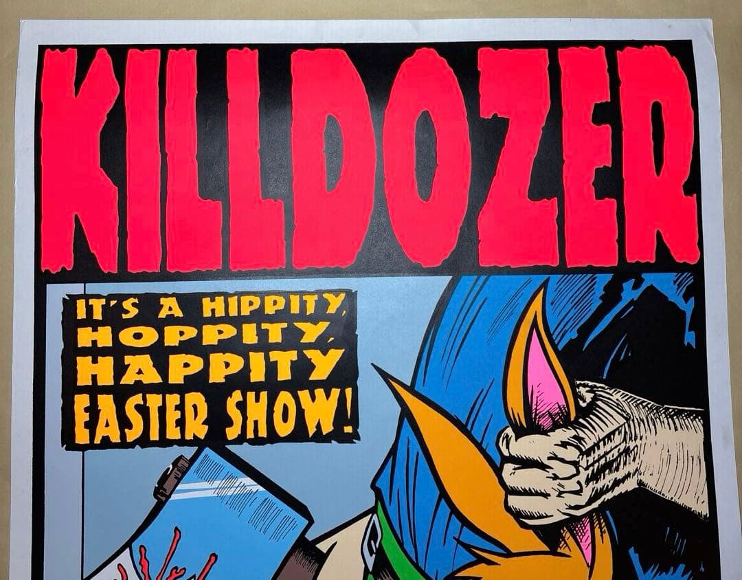 KOZIK KILLDOZER シルクスクリーンポスター