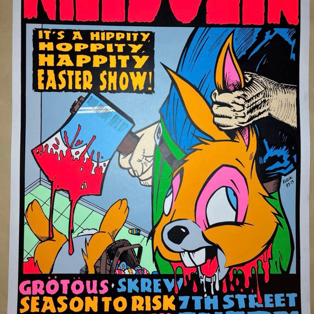 KOZIK KILLDOZER シルクスクリーンポスター