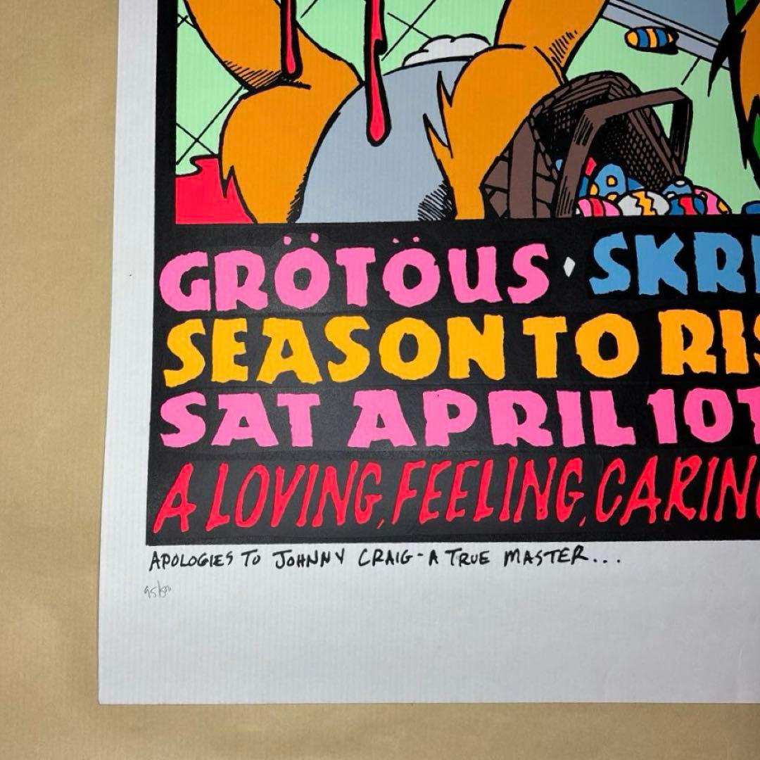 KOZIK KILLDOZER シルクスクリーンポスター