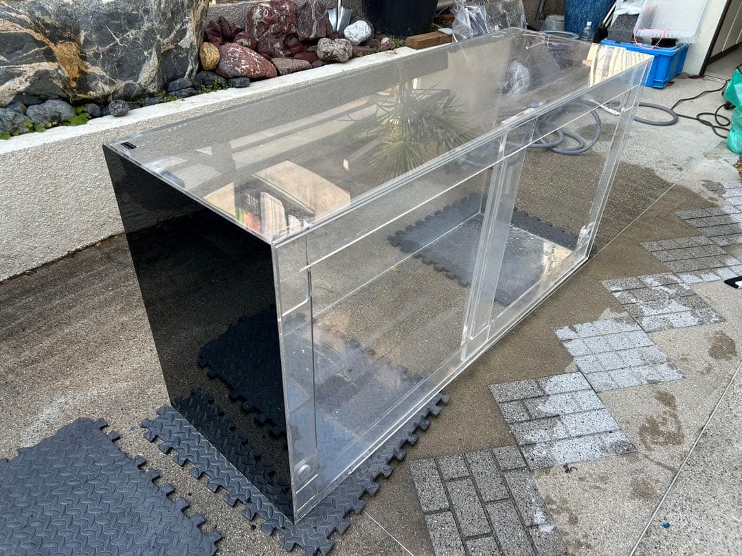 アクリル水槽 1500×750×500 厚み1センチ 引取り限定