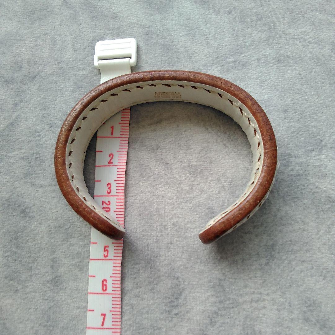 アリゾナフリーダム Arizonafreedom ホワイトレザーバングル K18