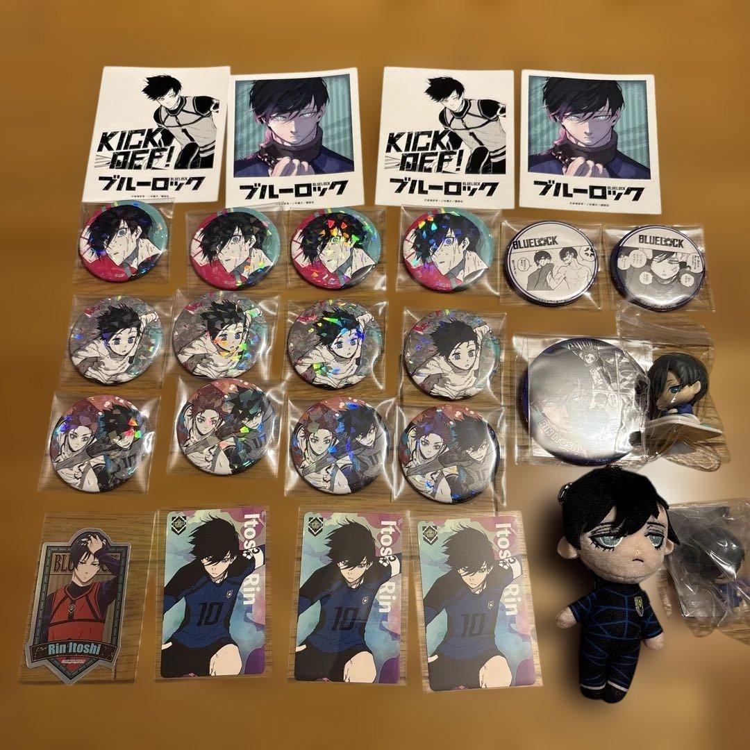 ブルーロック　缶バッジ　フォトカード