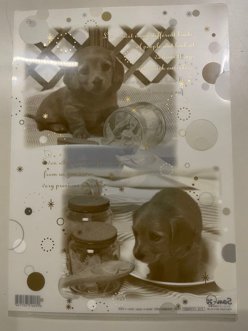 平成レトロ　サンエックス　クリアファイル　犬　8枚セット