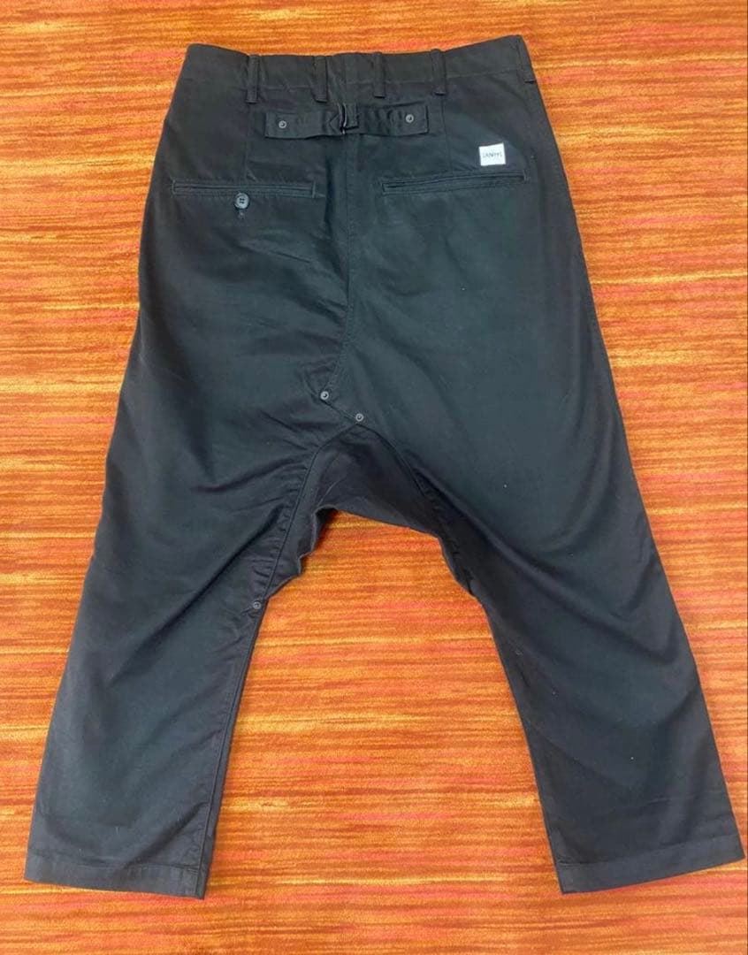 ガンリュウ サルエル パンツ M ブラック 黒 コムデギャルソン