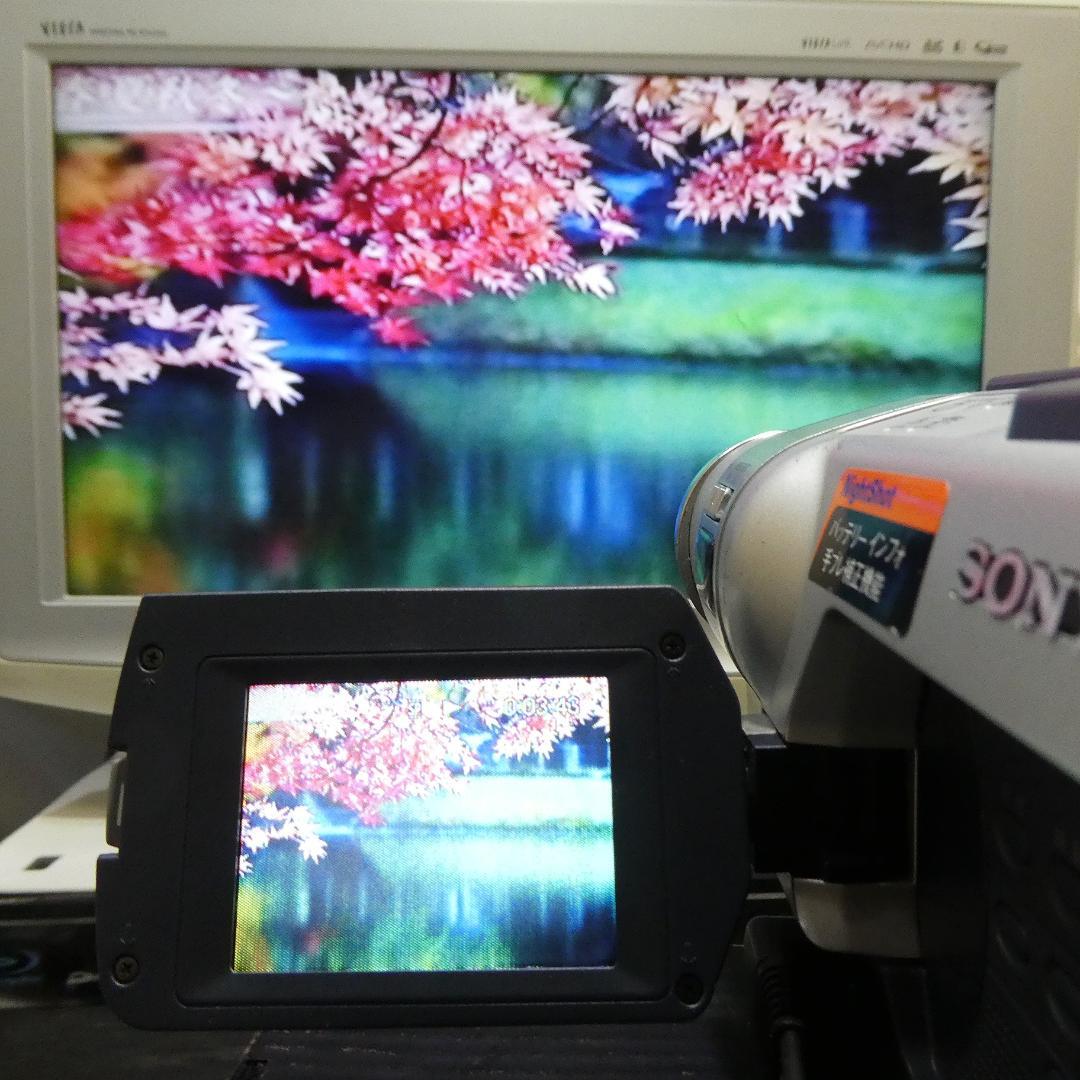 動作良好 Hi8ソニー CCD-TRV106 8ミリビデオカメラ DVD化に最適