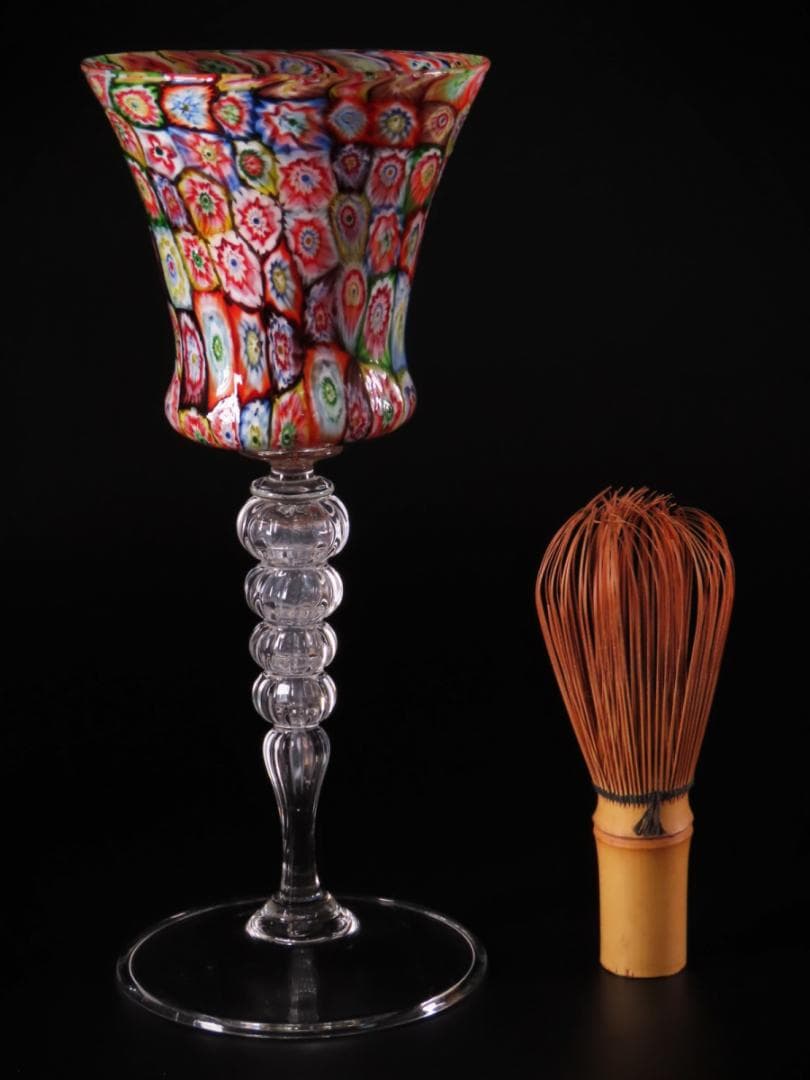 吹きガラス ワイングラス 民藝/茶碗/江波冨士子/黒木国昭/藤田喬平/舩木倭帆