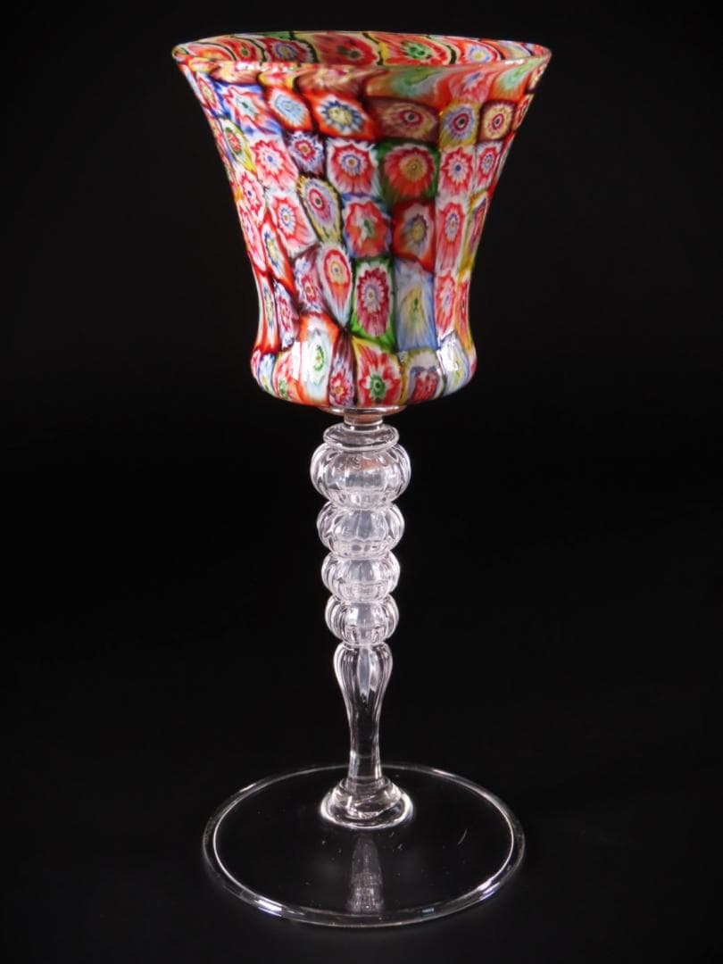 吹きガラス ワイングラス 民藝/茶碗/江波冨士子/黒木国昭/藤田喬平/舩木倭帆