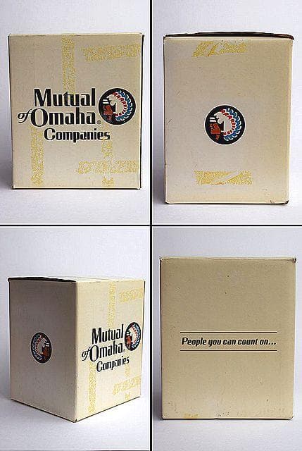 NOS 1980’s Mutual of Omaha ビンテージ 貯金箱 箱付き