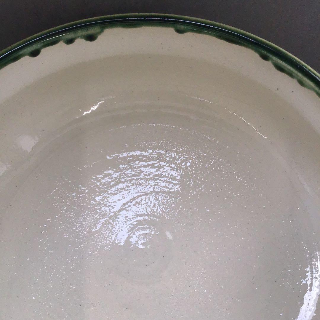 茶道具　水指　織部　五陶　平水指　紙箱　S103MS