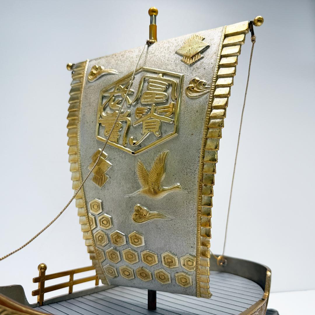 希少品 激レア 掘り出し物 宝船 七福神 全長 47cm