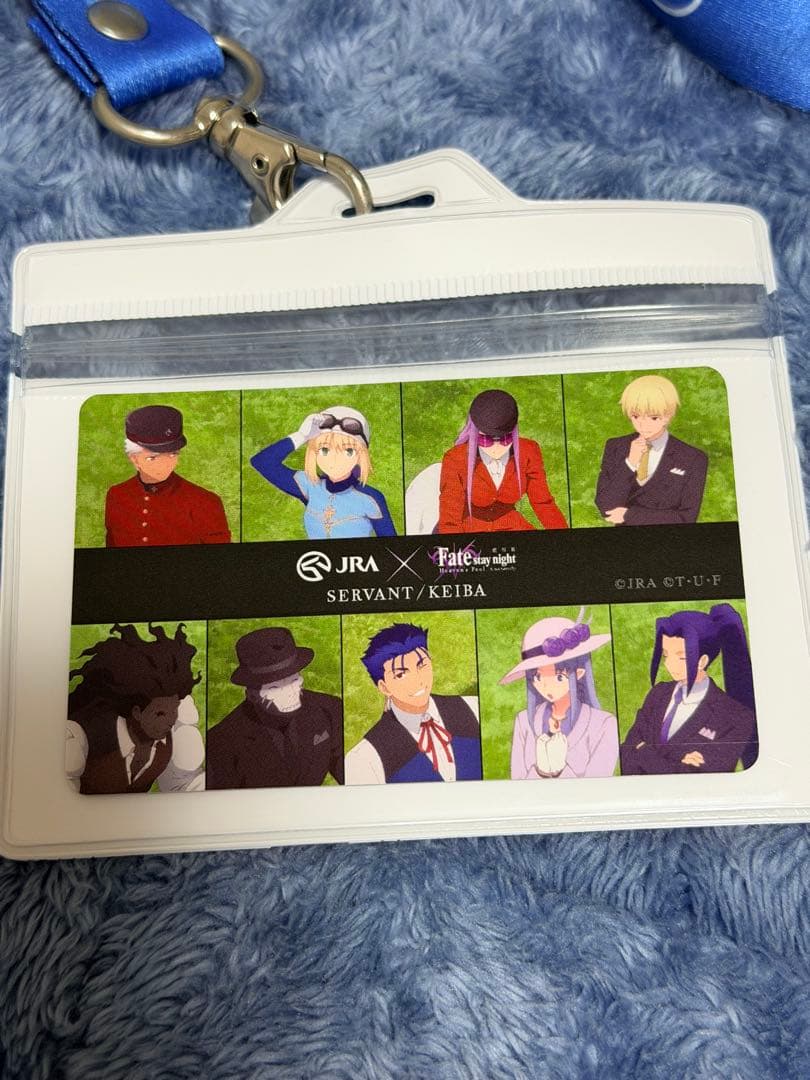 d*3様 Fate JRA 競馬 限定 ストラップ セイバー