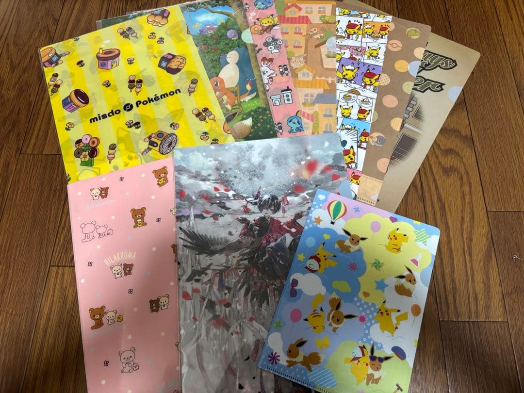 バラ売り　クリアファイル　花子くん　ハイキュー　刀剣乱舞　ポケモン　文スト