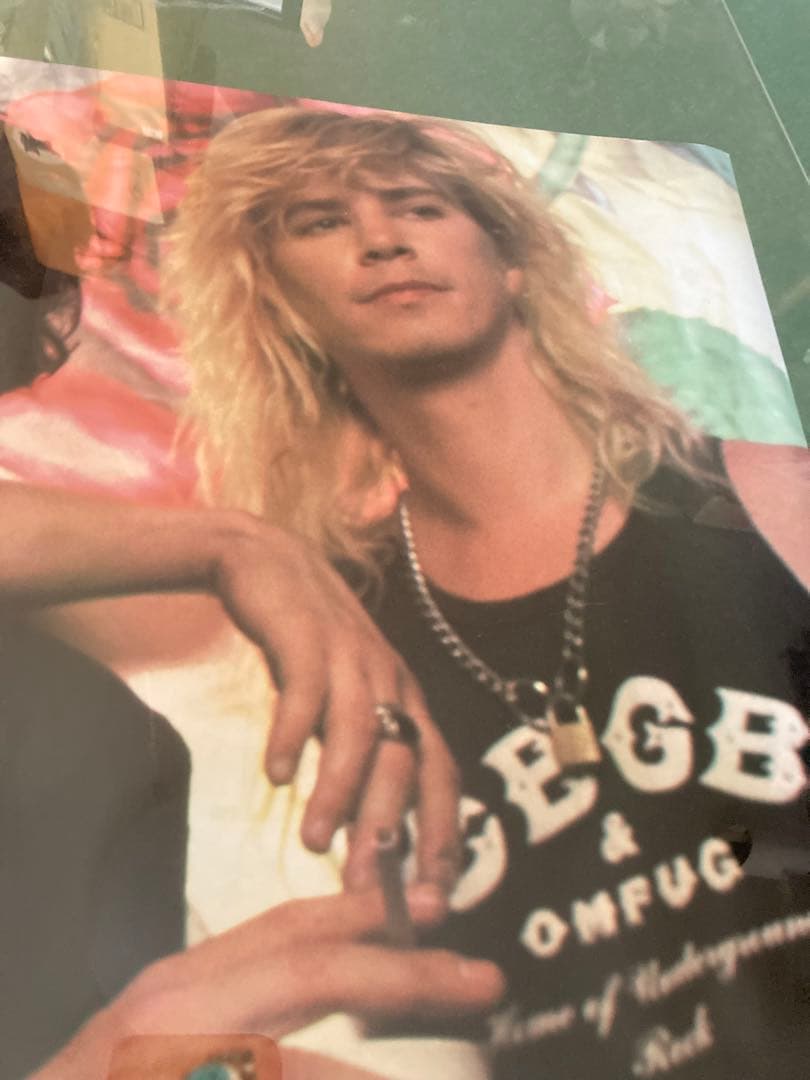 激レア　Guns N' Roses プロモポスター　ガンズアンドローゼズ　axl