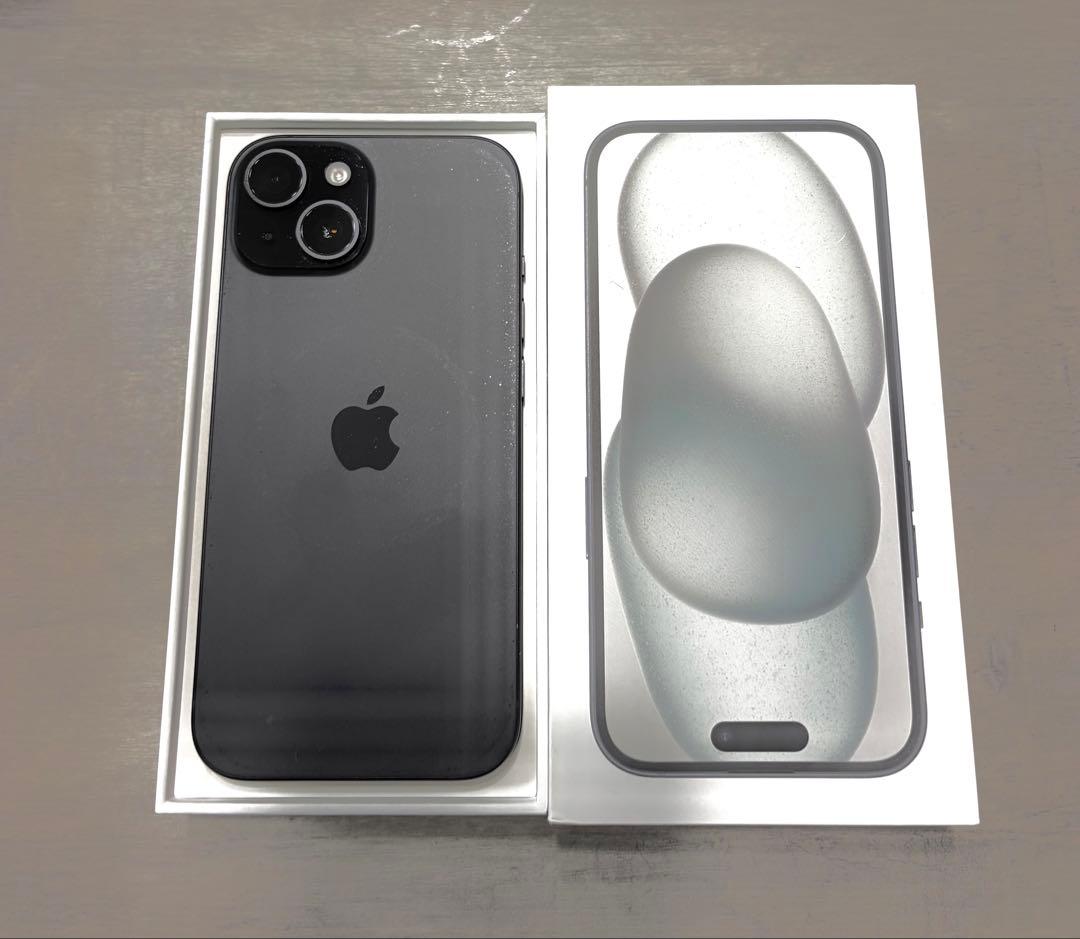 iphone15 128gb ブラック　SIMロックなし