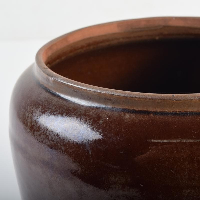 茶道具　瀬戸焼　古瀬戸　水指　時代箱付　V　6950