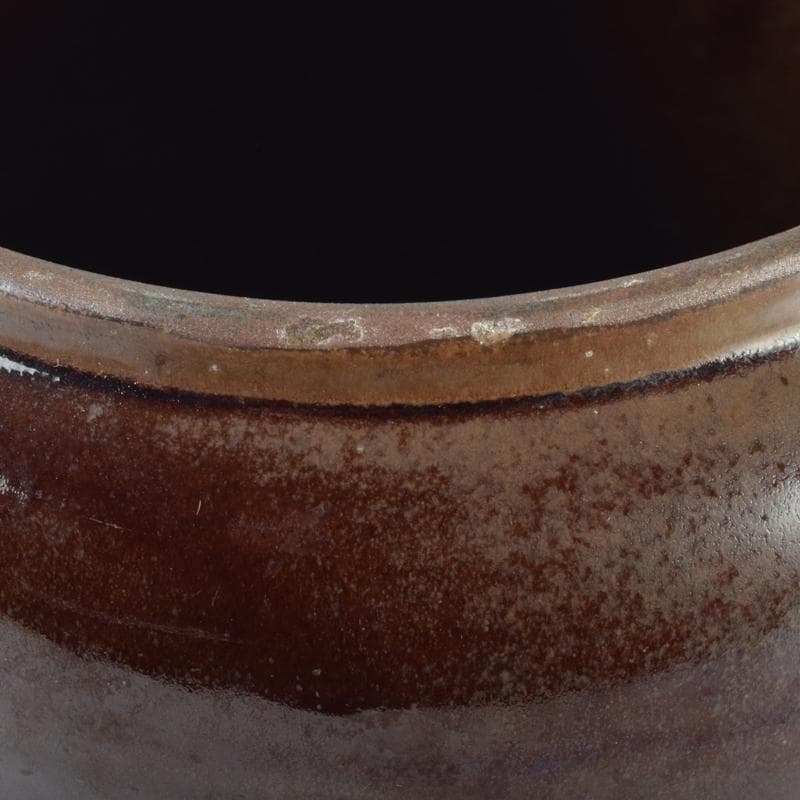 茶道具　瀬戸焼　古瀬戸　水指　時代箱付　V　6950