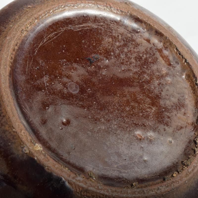 茶道具　瀬戸焼　古瀬戸　水指　時代箱付　V　6950