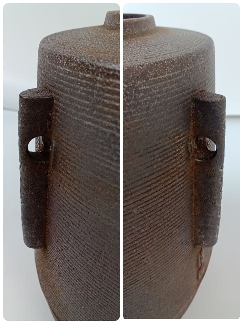 【釜師 人間国宝 佐藤浄清】筒釜 糸目地紋 茶道具 美術品 工芸品 コレクション