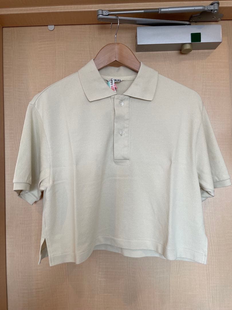 オーラリー　半袖ポロシャツ